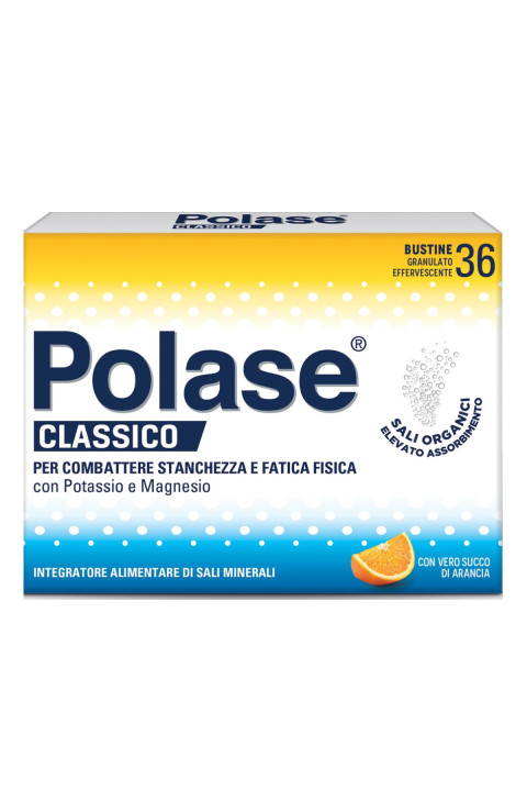 Polase Classico Integratore Sali Minerali Magnesio Potassio Gusto Arancia,36 Bst