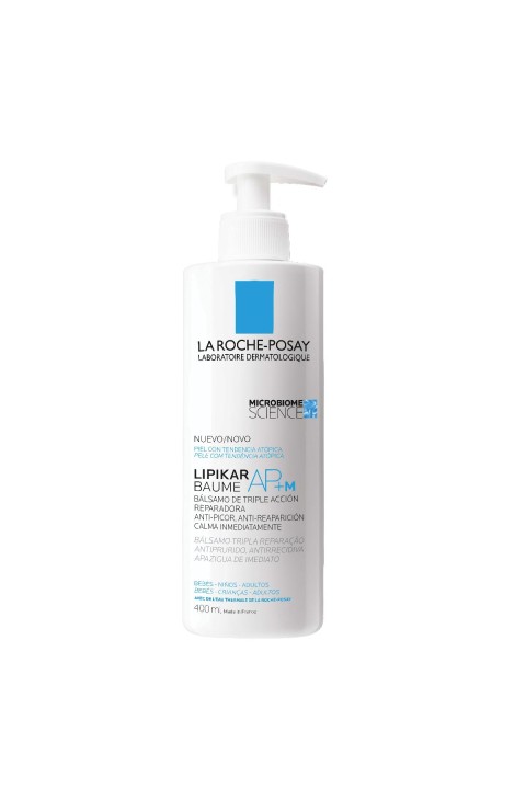 La Roche-Posay Lipikar - Baume AP+M Light Balsamo Riparatore, 400ml
