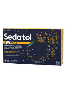 Sedatol - Gold Integratore Alimentare Benessere Mentale, 30 Capsule
