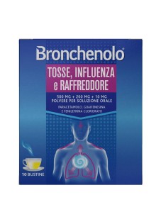 Bronchenolo Toss Infl Raf 500 Mg + 200 Mg + 10 Mg Polvere Per Soluzione Orale 10 Bustine