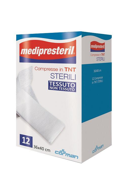 Medipresteril Compresse Di Garza Sterili 36x40, 12 garze Medipresteril Compresse Di Garza Sterili 36x40, 12 garze