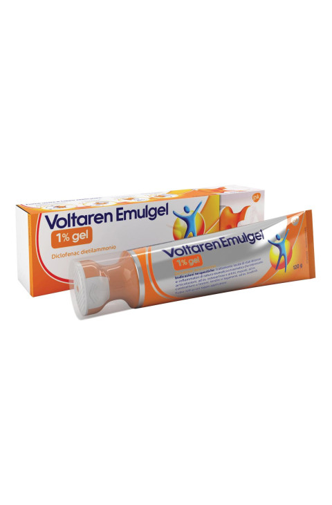 Voltaren Emulgel 1% Antinfiammatorio Locale Diclofenac per Dolori Muscolari e Dolori Articolari, 120g