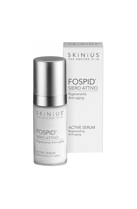 Skinius Fospid - Siero Attivo Viso Rigenerante e Antiage, 30ml