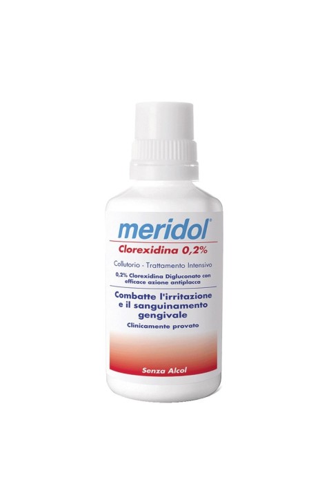 Meridol Collutorio Clorexidina 0,2% Irritazione e Sanguinamento Gengivale, 300ml