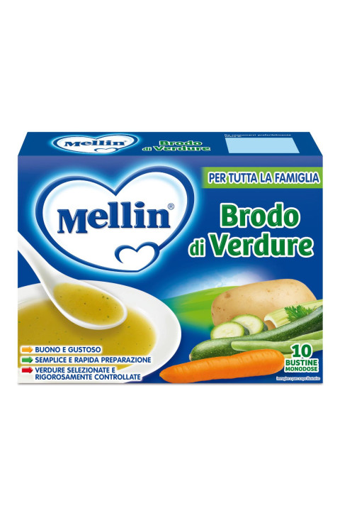 Mellin Passato Di Verdure 8 Bustine Da 13 g