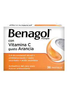 Benagol Vit C*36past Arancia