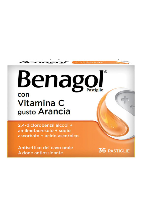 Benagol Vit C*36past Arancia