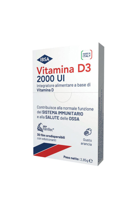 IBSA Vitamina D3 2000 Ui Integratore Alimentare, 30 Film Orodispersibili
IBSA Vitamina D3 2000 Ui Integratore Alimentare, 30 Film Orodispersibili