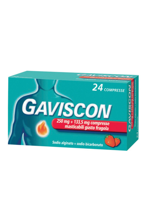 Gaviscon*24cpr Frag250+133,5mg