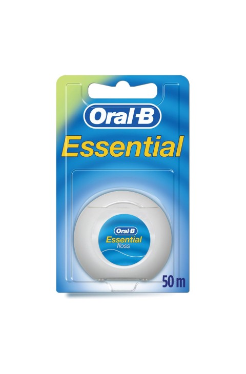 Oral-B Essential Floss Filo Interdentale Non Cerato, 50 Metri