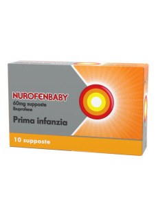 Nurofenbaby Supposte 60mg Ibuprofene Febbre e Dolore, 10 Supposte