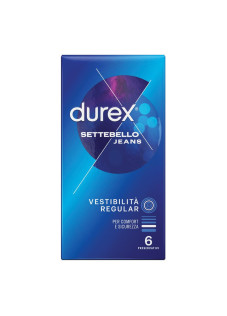 Durex Jeans Profilattici, 6 pezzi