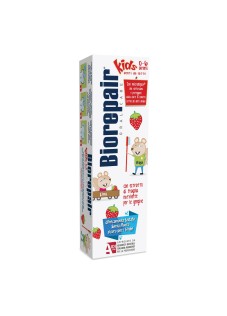Biorepair Dentifricio Junior 0-6 anni con Estratto di Fragola, 50 ml