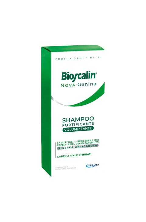 Bioscalin NovaGenina - Shampoo Fortificante Volumizzante Capelli Deboli, 200ml