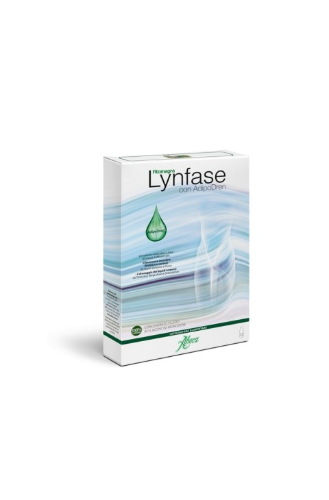 Lynfase - Concentrato Fluido Integratore Drenante, 12 Flaconcini