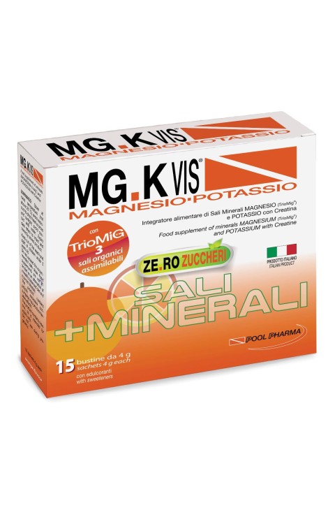 MG.K VIS Magnesio Potassio Orange Zero Zuccheri, 15 bustine