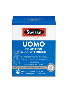 Swisse Multivitaminici - Uomo Integratore Alimentare, 30 compresse