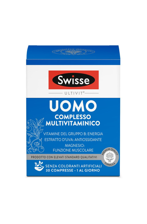 Swisse Multivitaminici - Uomo Integratore Alimentare, 30 compresse