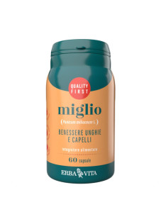 Miglio Integratore Benessere Unghie e Capelli, 60 Capsule