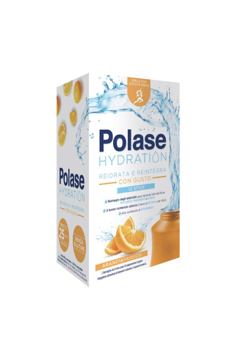 Polase Hydration Arancia - Integratore Alimentare Magnesio 12 Bustine