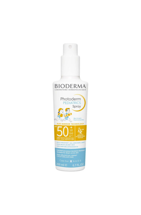 Bioderma Photoderm - Pediatrics Spray Protezione Solare SPF50+ Bambini, 200ml