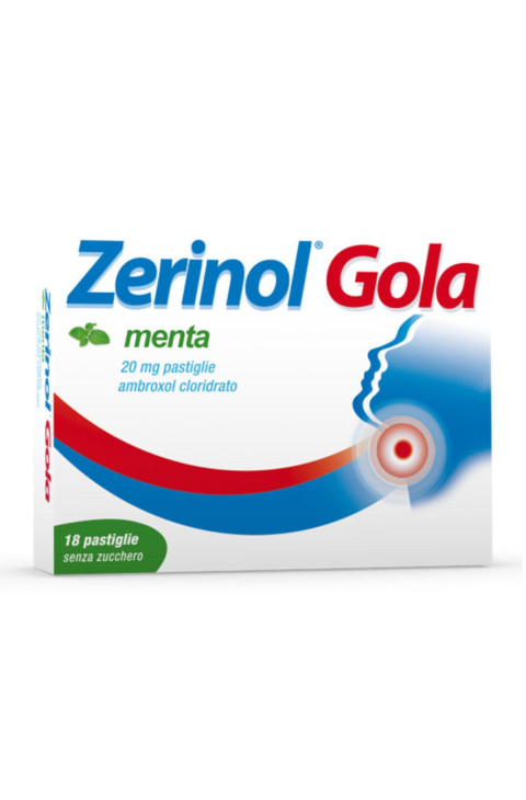 ZERINOL GOLA MENTA*18PAST 20MG