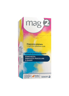 Mag 2 1,5g/10ml Magnesio Pidolato per Stati Carenziali di Magnesio, 20 Bustine