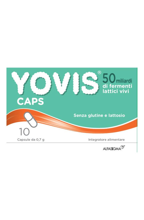 Yovis Caps Fermenti per l'Equilibrio Flora Intestinale, 10 Capsule