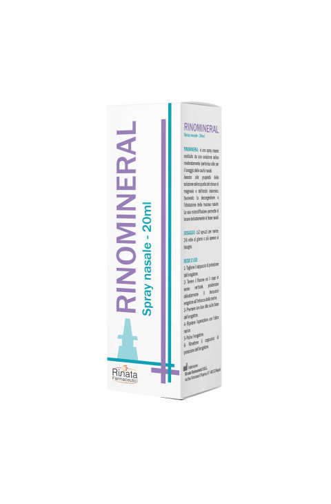 RINOMINERAL SPRAY NASALE 20ML RINOMINERAL SPRAY NASALE 20ML