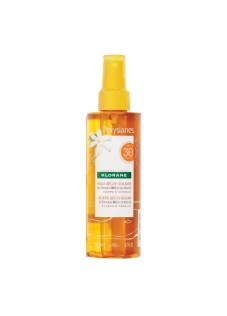 Klorane Polysianes - Olio Secco Spray Solare Corpo Capelli SPF30, 200ml
