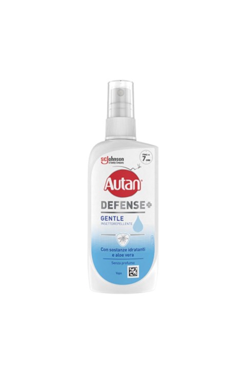 Autan Defense Gentle Vapo Insettorepellente Idratante con Aloe Vera, 100ml