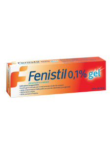 Fenistil Gel 0,1% Infiammazione Pelle Eritema Solare Prurito Punture Insetto, 30g