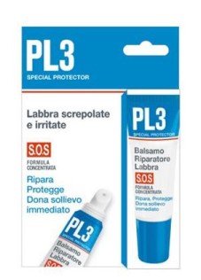 Kelemata PL3 SOS Balsamo Riparatore Labbra Screpolate E Irritate, 7,5ml
