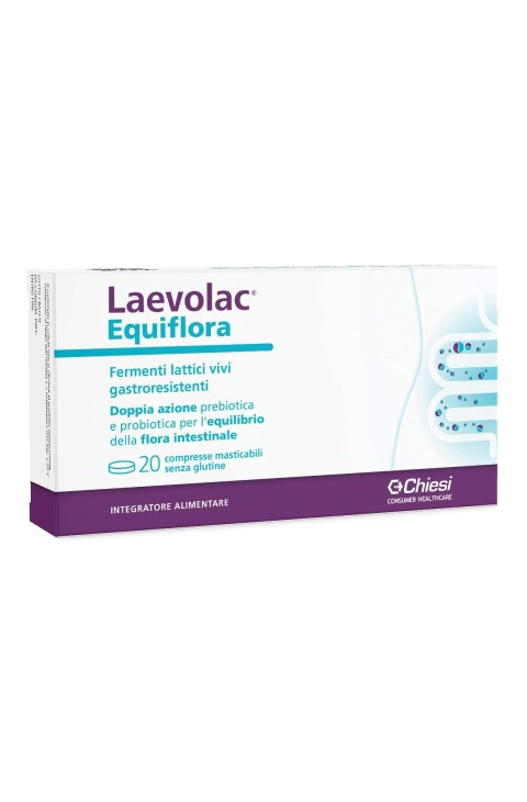 Laevolac Equiflora Integratore Fermenti Lattici 20 Compresse
