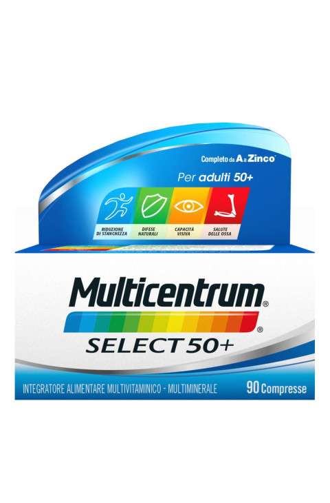 Multicentrum Adulti 50+ Integratore Multivitaminico Vitamina B Calcio, 90 Cpr