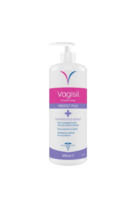 Vagisil Detergente Intimo Protect Plus con Antibatterico Naturale, 500ml
