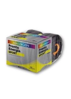 Massigen Sport - Pronta Energia Integratore Gusto Arancia Rossa, 12 bustine