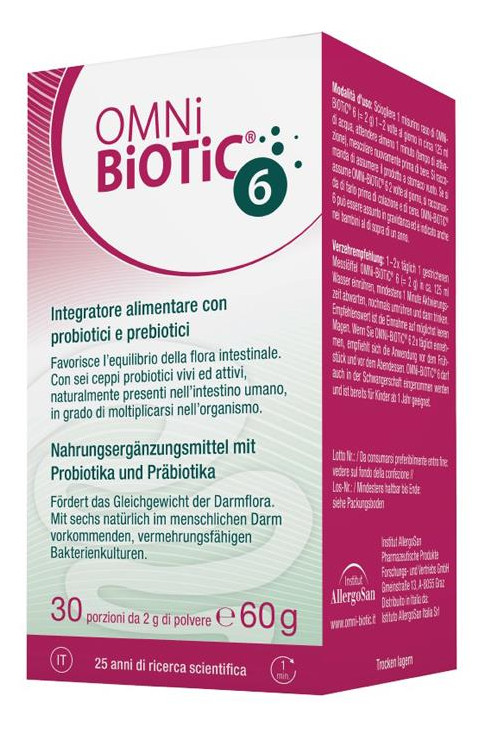 Omni Biotic 6 Integratore Intestinale Barattolo 60g
