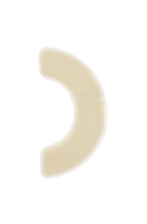 quando la placca &egrave; ovale/rotonda.  Cerotto elastico retta