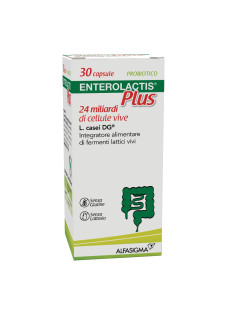 Enterolactis Plus Integratore Alimentare, 30 Capsule