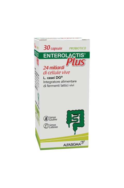 Enterolactis Plus Integratore Alimentare, 30 Capsule