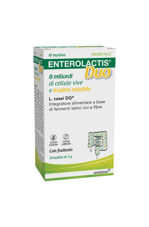 Enterolactis Duo Integratore Cellule Vive e Inulina, 20 Bustine