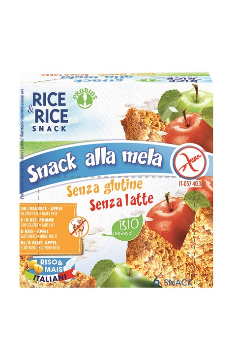 R&R SNACK RISO MELA 6X21G