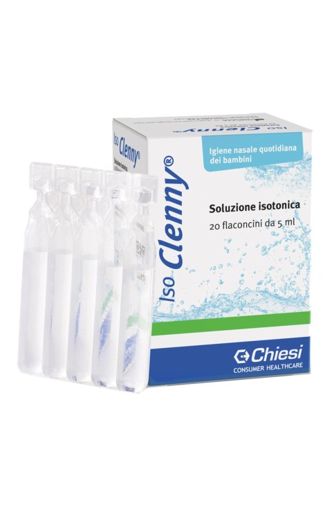 Chiesi Farmaceutici Iso Clenny - Soluzione Isotonica igiene nasale, 20 Flaconi