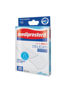 Medipresteril Cerotti Delicati Assortiti TNT 7x2 cm, 20 Cerotti