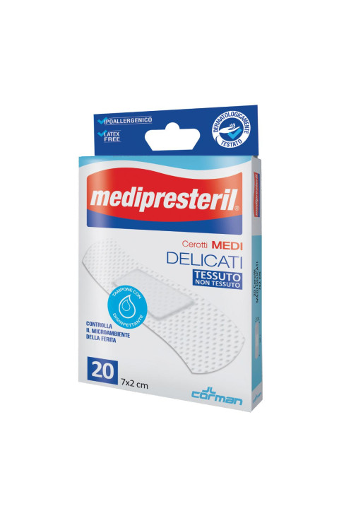 Medipresteril Cerotti Delicati Assortiti TNT 7x2 cm, 20 Cerotti