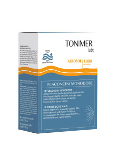 Tonimer Lab Hypertonic Aerosol Monodose 18 Flaconi 3 ml