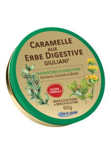 Caramelle alle Erbe Digestive senza Zucchero, 60g