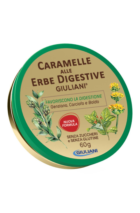 Caramelle alle Erbe Digestive senza Zucchero, 60g