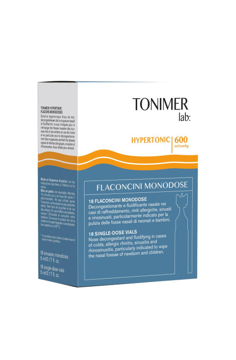 Tonimer Lab Hypertonic Soluzione Ipertonica 18 Flaconcini Monodose